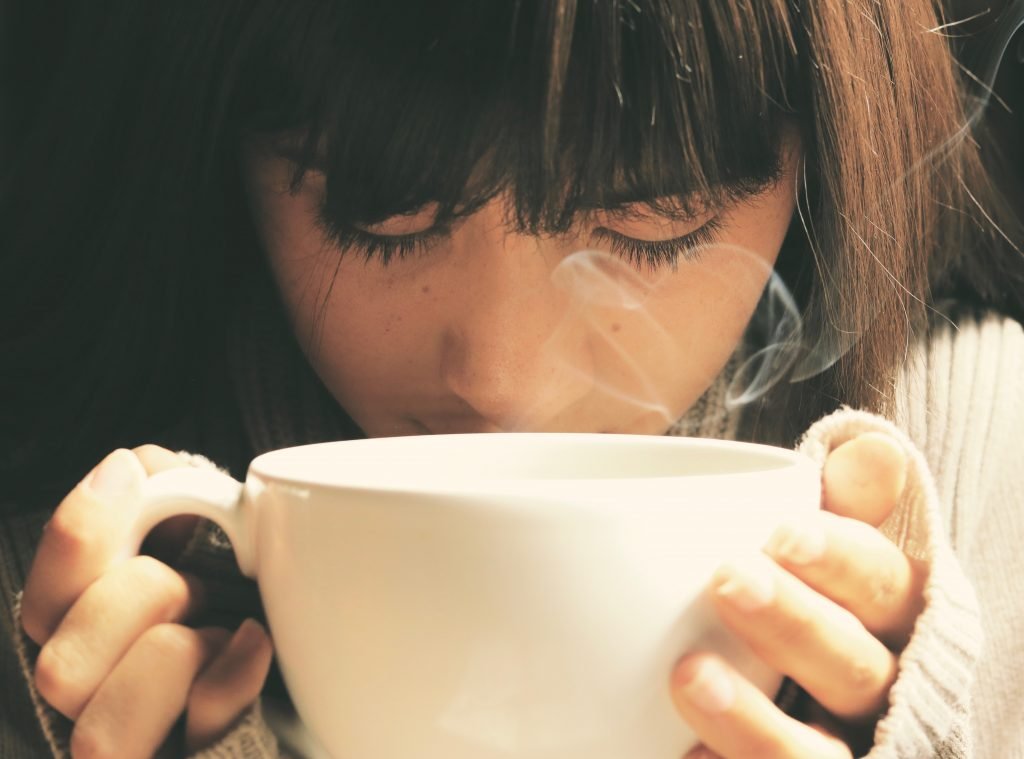 Face steam can help in getting rid of cough