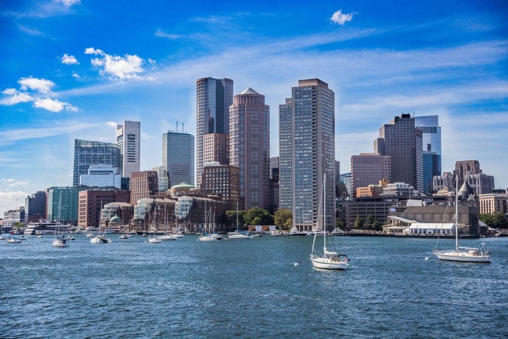 Boston is a beautiful city in America